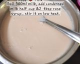 A picture of step 1 of Arabian Rose 🌹 pudding.