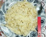 A picture of step 3 of Fettuccine Pasta in White Sauce.