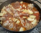 Foto del paso 3 de la receta: Pollo a la portuguesa en disco de arado