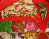 Foto del paso 6 de la receta: Fritatta de beicon, guisantes y queso de cabra