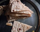 A picture of step 2 of Tortilla papdi chaat.