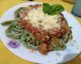 Foto del paso 6 de la receta: Fideos de espinaca