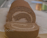 A picture of step 13 of Cocoa Swiss Roll with Chocolate Cream.