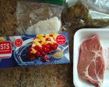 榨菜肉絲飯塔的食譜步驟1照片
