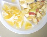 A picture of step 4 of Apple/Orange/Banana Smoothie.