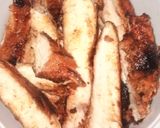 A picture of step 4 of Stripped chicken salad.