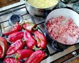 Pas rețetă Sopiță cu carne și ardei copți 3 fotografie