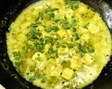 A picture of step 6 of Dhania Paneer (Coriander Paneer / Paneer in Coriander Gravy).