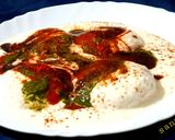 A picture of step 9 of Steamed Dahi Bhalle.