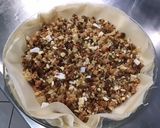 Une image de l'étape 5 de Tarte de bricks aux dattes et fruits exotiques crème à la farine de maïs et citron.