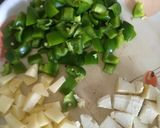 आलू शिमला पनीर (Aloo shimla paneer recipe in hindi) रेसिपी चरण 1 फोटो