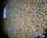 A picture of step 2 of Dal Puri with Bihar Style Dal Fry.