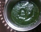 A picture of step 1 of Shahi palak paneer.