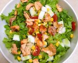 Hình bước làm 4 của món Salad cá hồi
