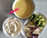 Gambar langkah 2 resipi Sayur Celup Tepung.