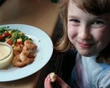 A picture of step 10 of Vickys Oven-Fried Coconut Prawns & Mango Sauce, GF DF EF SF NF.