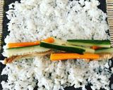 A picture of step 5 of Chicken Teriyaki Sushi.