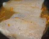 A picture of step 4 of Orange Fish with veggies (Healthy Meal option).