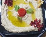 صورة لخطوة 2 من وصفة سلطة بابا غنوج بالطحينية