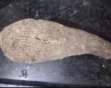 A picture of step 1 of Ratalu /Purple Yam Chips.
