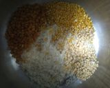A picture of step 1 of Mix lentil Mexican khichadi (Jain and regular).