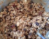 A picture of step 4 of Christmas pudding.