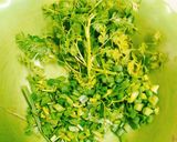 Hình bước làm 1 của món Cháo thịt bằm
