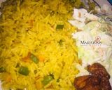A picture of step 5 of JOLLOP RICE+COUSLOW+FRIEDchicken by Maryumms_cuisine🌸.