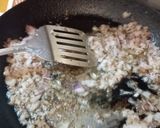 A picture of step 2 of Achari Aloo Baingan.