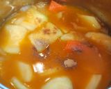 Foto del paso 4 de la receta Crema de calabacín al cheddar con un toque de jengibre
