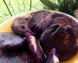 Foto langkah ke 6 dari resep Pancake Ubi Ungu ❤️.