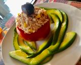 Foto del paso 2 de la receta: Tomate relleno con arroz y atún