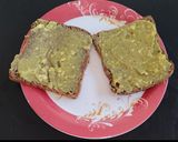 A picture of step 5 of Avocado tosast.