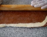 A picture of step 12 of Mini and Cute Cocoa Marble Bread | used two loaf pans.