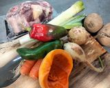 A picture of step 1 of Oxtail Stew in a Pressure Cooker.