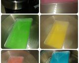 Foto langkah ke 6 dari resep Mini Rainbow Roll cake.