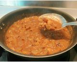 A picture of step 8 of Brinjal Raw banana gravy.