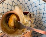 A picture of step 2 of Roasted Turban Shell.
