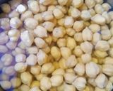 A picture of step 1 of Chole Chawal.