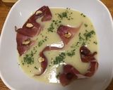Une image de l'étape 7 de Velouté de panais chou et pommes de terre aux noisettes et jambon cru.
