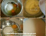 Foto langkah ke 3 dari resep Brownies Mengkilap Almond (tutorial).