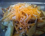 Foto del paso 4 de la receta: Papas rostizadas con queso cheddar, tocineta y cebollín