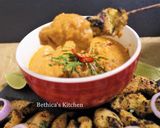 A picture of step 5 of Chicken Satay - Malaysian Style.