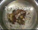 A picture of step 1 of Butterscotch Dalgona coffee.