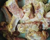 A picture of step 2 of Mutton ghee roast.