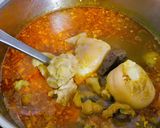 Hình bước làm 6 của món Bún bò giò heo