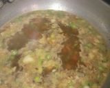 A picture of step 3 of Veg Manchow soup.