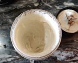 A picture of step 1 of Urad dal puri.