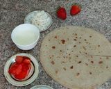 A picture of step 1 of Viral Tortilla wrap in my style.