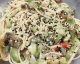 Foto del paso 5 de la receta: One-pot-pasta vegetariano 🍆🥒
